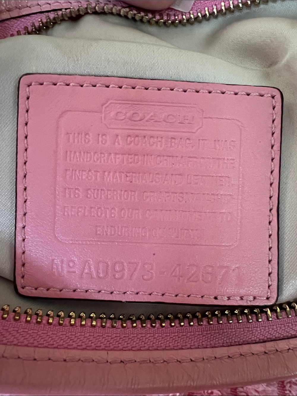 Coach (2009) Tattoo Fold-over Clutch/Wristlet - Picture 3 of 15